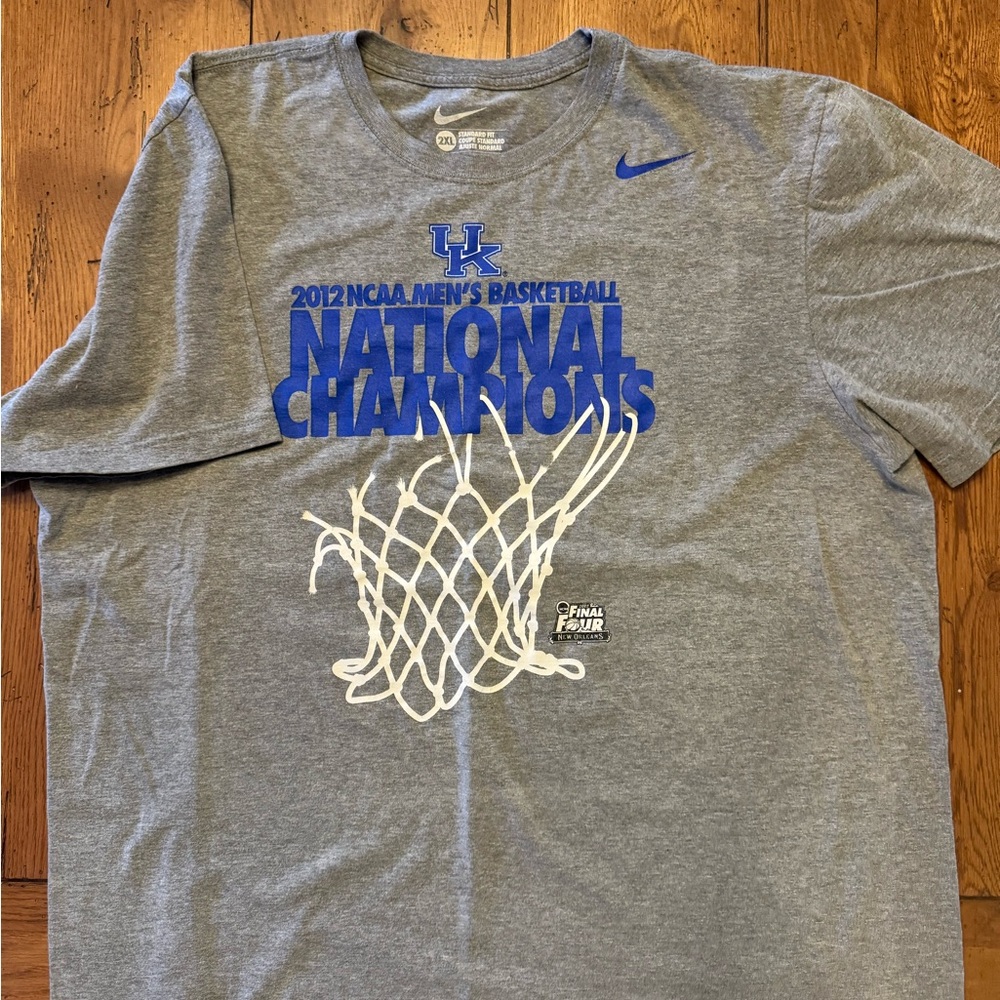 Nike Gray NCAA Men's Basketball Champions T-Shirt